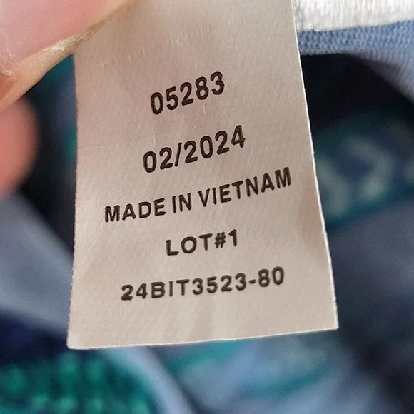 Birdie Bound Golf Polo Men's Navy Floral Short Sleeve Size 3XL - Picture 10 of 11